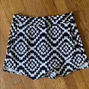 Aqua Patterned Skort